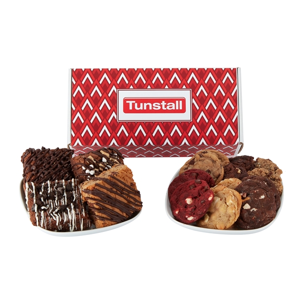 Mailer box of 10 assorted cookies and brownies.... from ASI 71685 Midnite Snax®