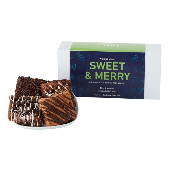 Gift box of 6 assorted brownies.... from ASI 71685 Midnite Snax®