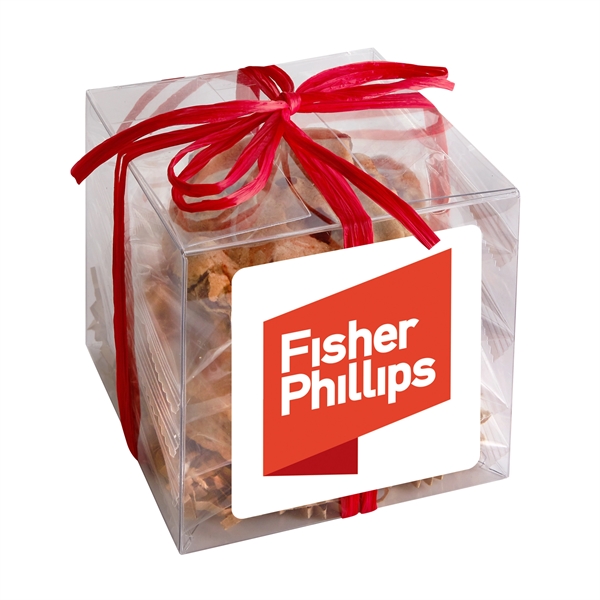 Clear gift box filled with... from ASI 71685 Midnite Snax®