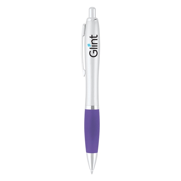 Two Tone Rainbow Curvy Plunge Action Pen... from ASI 31517 Admart Products / Admart Line