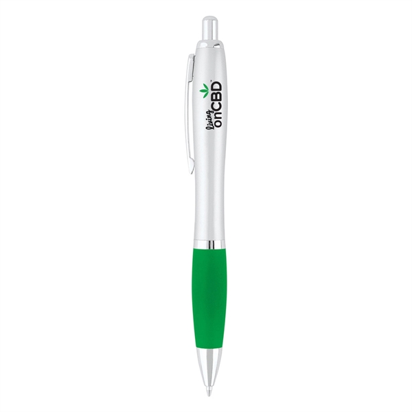 Two Tone Rainbow Curvy Plunge Action Pen... from ASI 31517 Admart Products / Admart Line
