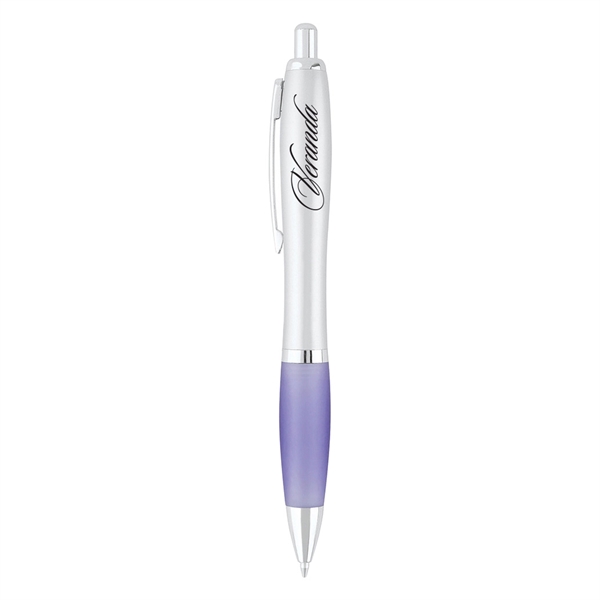 Two Tone Rainbow Curvy Plunge Action Pen... from ASI 31517 Admart Products / Admart Line