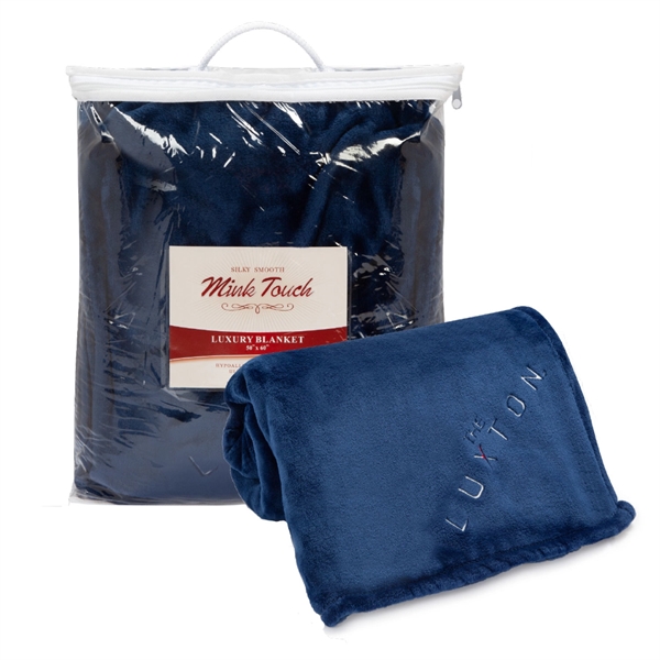 Red plaid 50" x 60" soft touch luxury blanket for staying... from ASI 44900 NC Custom (CI/Lanco) / Lanco