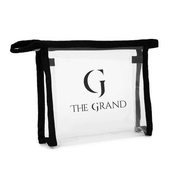 7 1/2" x 6" x 1 1/2" PVC toiletry bag with... from ASI 44900 NC Custom (CI/Lanco)