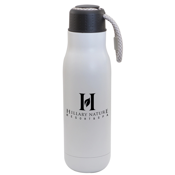 16 oz. matte bottle with bungee lid and vacuum insulation; includes... from ASI 44900 NC Custom (CI/Lanco) / Lanco