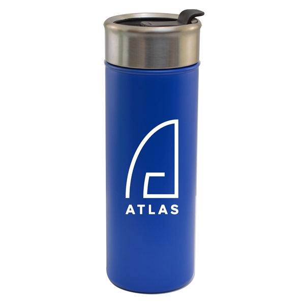18 oz. tumbler with flip closure lid and vacuum insulation;... from ASI 44900 NC Custom (CI/Lanco) / Lanco