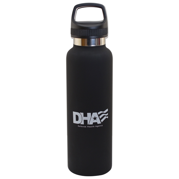 20 oz. satin bottle with handle lid and vacuum insulation; offered... from ASI 44900 NC Custom (CI/Lanco) / Lanco