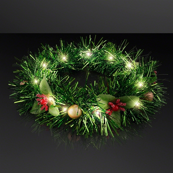 Christmas Crown Light Up Hair Wreath; Blank Pricing... from ASI 34194 ALightPromos