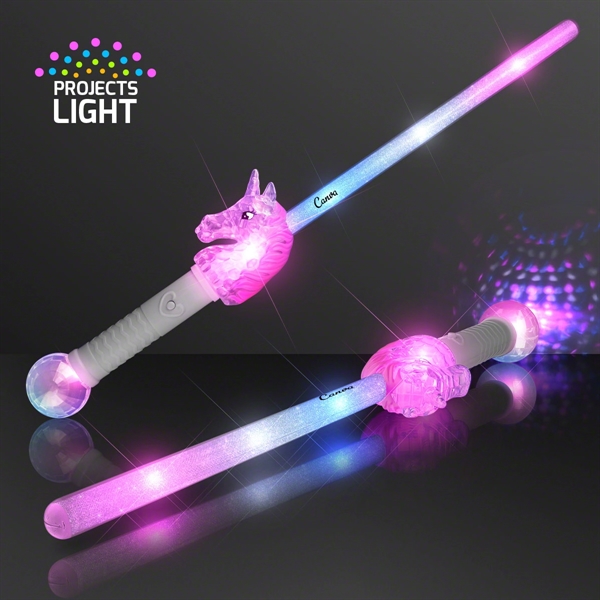 Light Stick Unicorn Party Wand; Blank and Imprint pricing... from ASI 34194 ALightPromos