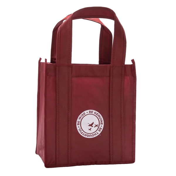 Tote bag with room for 6 bottles of wine; made of... from ASI 44900 NC Custom (CI/Lanco) / Chocolate Inn