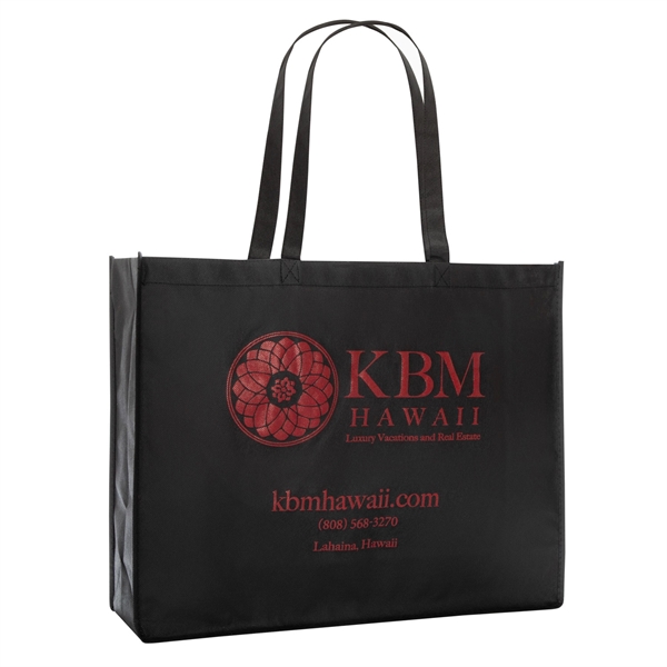20" x 16" x 6" tote bag made of 80 GSM... from ASI 44900 NC Custom (CI/Lanco) / Lanco