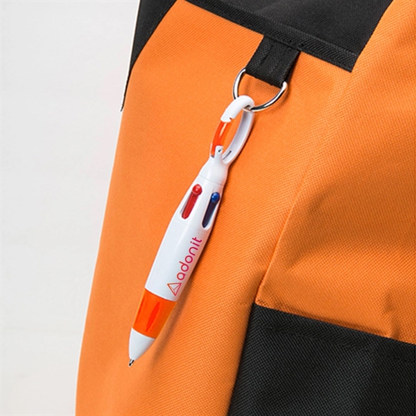 Four Color Ink Carabiner Pen... from ASI 31517 Admart Products / Admart Line