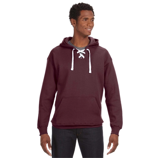 J America adult sport lace hooded sweatshirt.... from ASI 34063 alphabroder