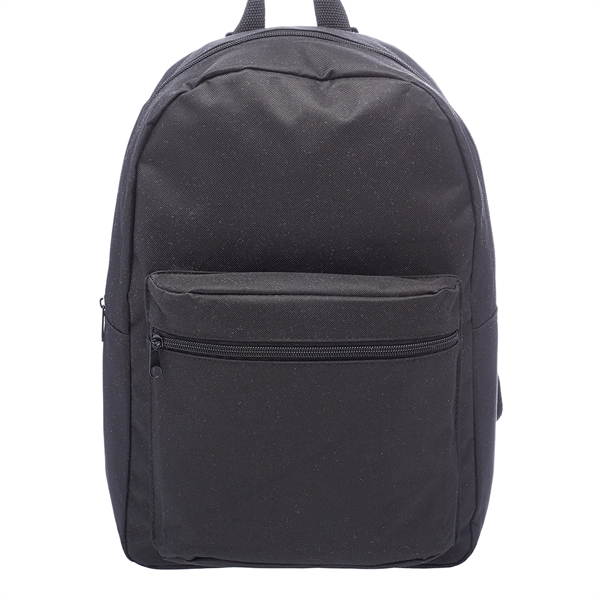 Polyester backpack with large zippered front pocket, spacious main compartment and... from ASI 39552 BEL Promo