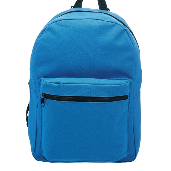 Polyester backpack with large zippered front pocket, spacious main compartment and... from ASI 39552 BEL Promo