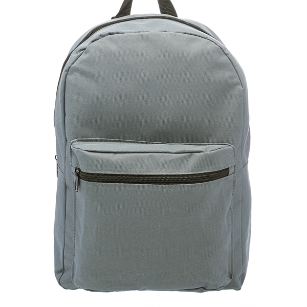 Polyester backpack with large zippered front pocket, spacious main compartment and... from ASI 39552 BEL Promo