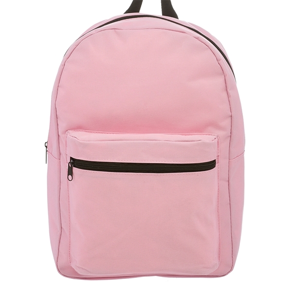 Polyester backpack with large zippered front pocket, spacious main compartment and... from ASI 39552 BEL Promo
