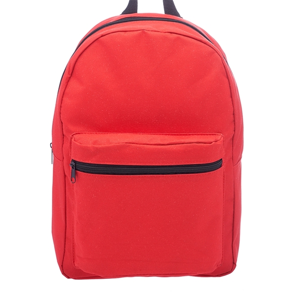 Polyester backpack with large zippered front pocket, spacious main compartment and... from ASI 39552 BEL Promo