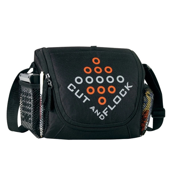 6-Pack Lunch Cooler. Made of poly 600 denier, Insulated, heat-sealed lining... from ASI 46420 Continental Mkting Svc Inc / CMBags