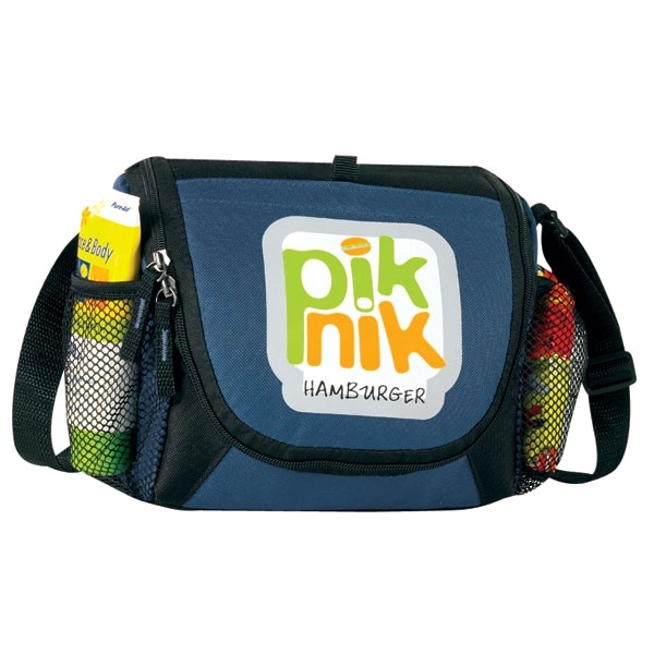 6-Pack Lunch Cooler. Made of poly 600 denier, Insulated, heat-sealed lining... from ASI 46420 Continental Mkting Svc Inc / CMBags