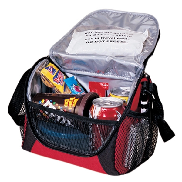 6-Pack Lunch Cooler. Made of poly 600 denier, Insulated, heat-sealed lining... from ASI 46420 Continental Mkting Svc Inc / CMBags