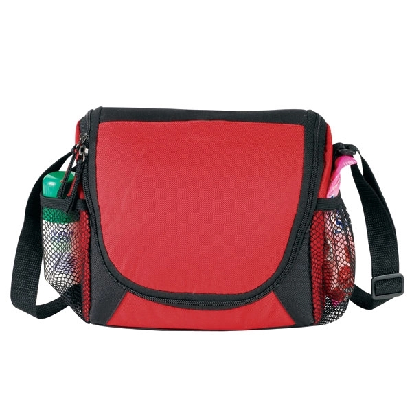 6-Pack Lunch Cooler. Made of poly 600 denier, Insulated, heat-sealed lining... from ASI 46420 Continental Mkting Svc Inc / CMBags