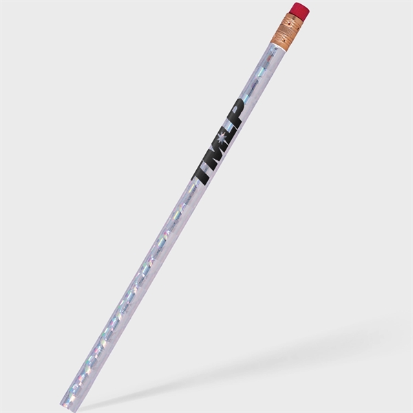 Promotional #2 wooden pencil with swirling color choices, a gold ferrule... from ASI 61966 HPG / Hub Pen