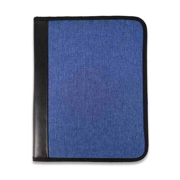 High quality padfolio with heathered and leatherette exterior and a letter... from ASI 34800 Alstar Creations / Alstar Line