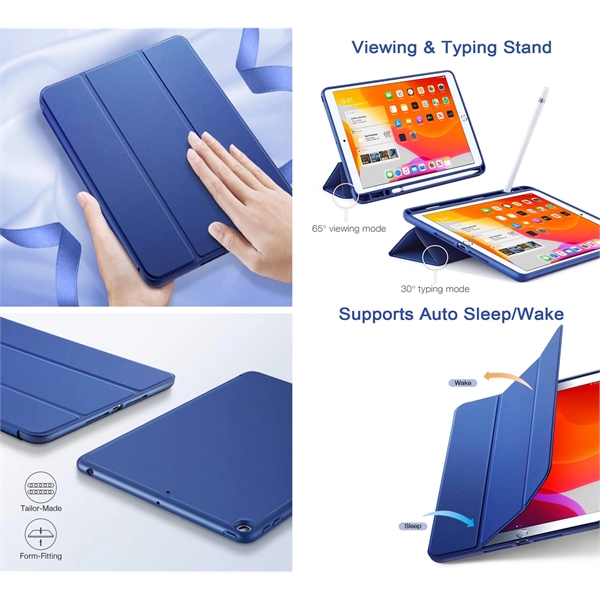 2020/2019 iPad 10.2" Smart Cover Case with Pencil Holder.... from ASI 79909 Promotek / Promotek™