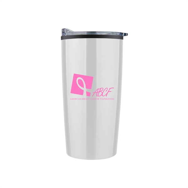 20 oz. economy stainless steel tumbler featuring a spill resistant slide... from ASI 90807 Tekweld