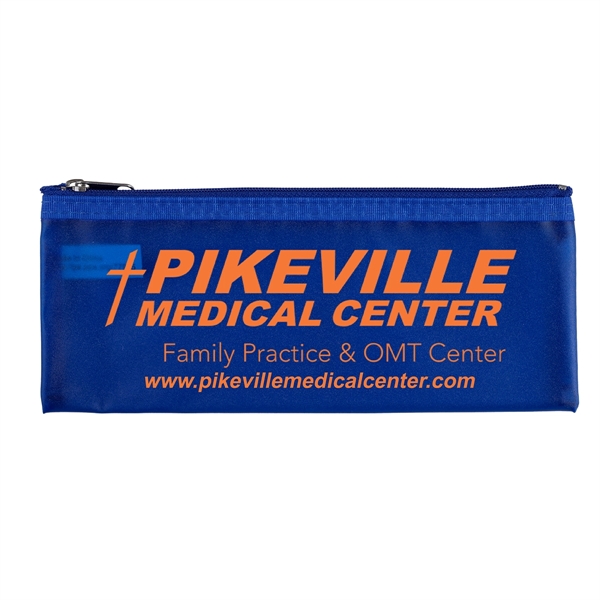 8 1/4" x 3 3/8" vinyl travel pouch with zipper closure.... from ASI 62660 Innovation Line