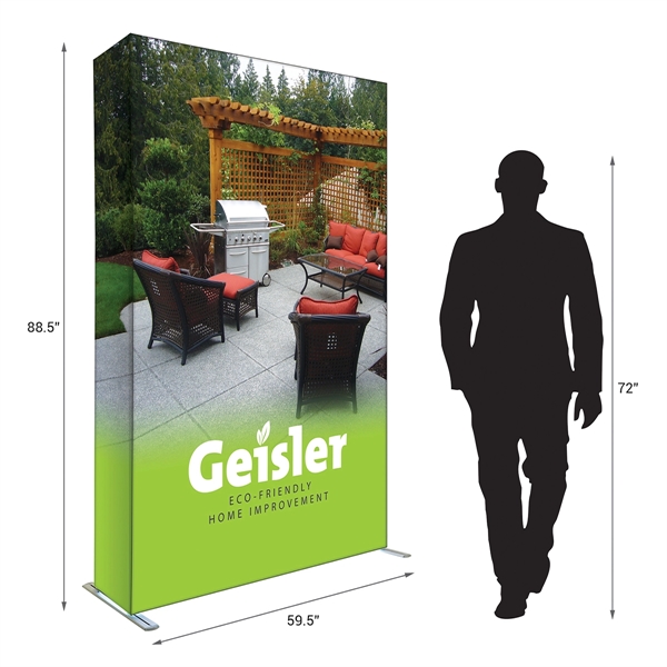 Silicone Edge Graphic Pop Up Backdrop Kit with Full Color Digital... from ASI 80228 Quinn