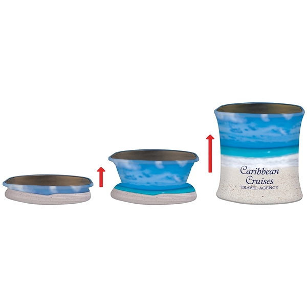 Auto Rise Light Table with Backlit Polyester Banner and Carrying Case... from ASI 80228 Quinn