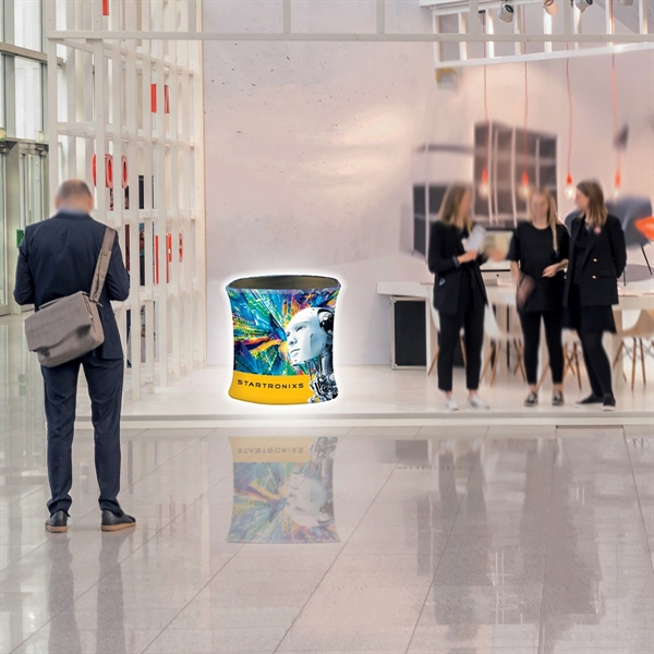 Auto Rise Light Table with Backlit Polyester Banner and Carrying Case... from ASI 80228 Quinn