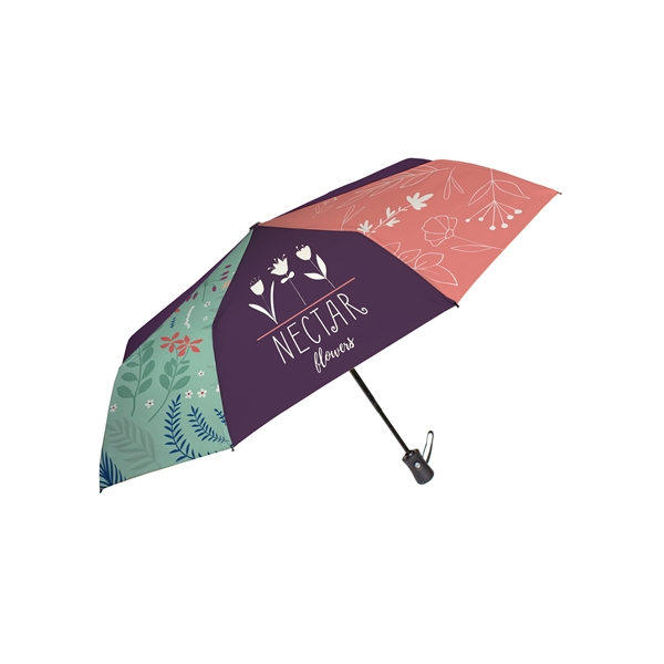 42.5" arc, full-color umbrella with auto-opening handle and single color strap,... from ASI 45657 Pop! Promos