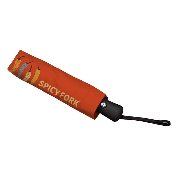 42.5" arc, full-color umbrella with auto-opening handle and single color strap,... from ASI 45657 Pop! Promos