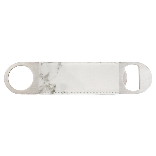 1 1/2" x 7" x 1/8" stainless steel and marble leatherette... from ASI 74601 Calico
