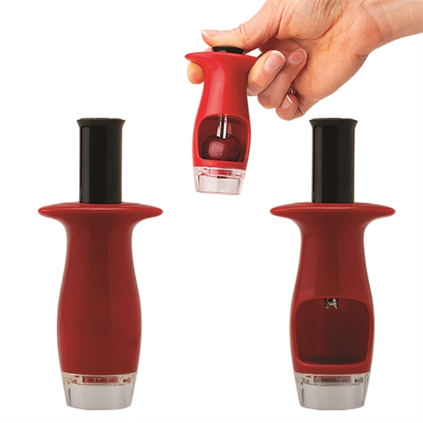 Cherry pitter with spring-loaded plunger.... from ASI 62190 Illini