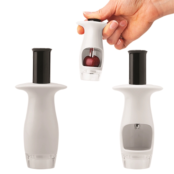 Cherry pitter with spring-loaded plunger.... from ASI 62190 Illini