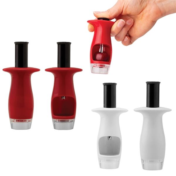 Cherry pitter with spring-loaded plunger.... from ASI 62190 Illini