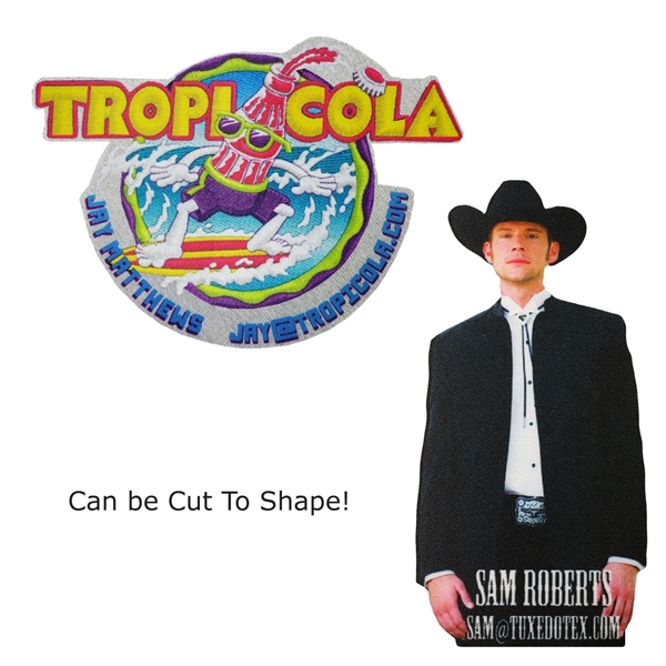 USA Made one side 4CP dye sublimation printed business card, cut-to-shape,... from ASI 90160 Suntex Industries