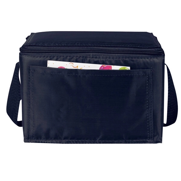 Economy 6 Pack Cooler. Made of 210 denier nylon, this insulated... from ASI 46420 Continental Mkting Svc Inc / CMBags