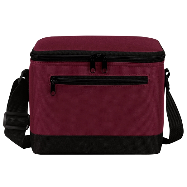 Deluxe 6-pack cooler with insulated, heat sealed main compartment, open mesh... from ASI 46420 Continental Mkting Svc Inc / CMBags