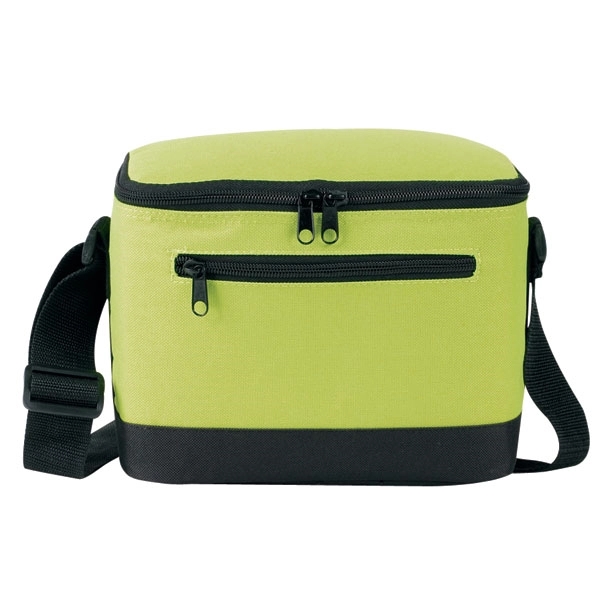 Deluxe 6-pack cooler with insulated, heat sealed main compartment, open mesh... from ASI 46420 Continental Mkting Svc Inc / CMBags