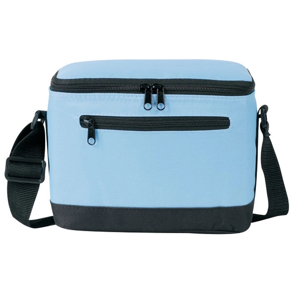 Deluxe 6-pack cooler with insulated, heat sealed main compartment, open mesh... from ASI 46420 Continental Mkting Svc Inc / CMBags