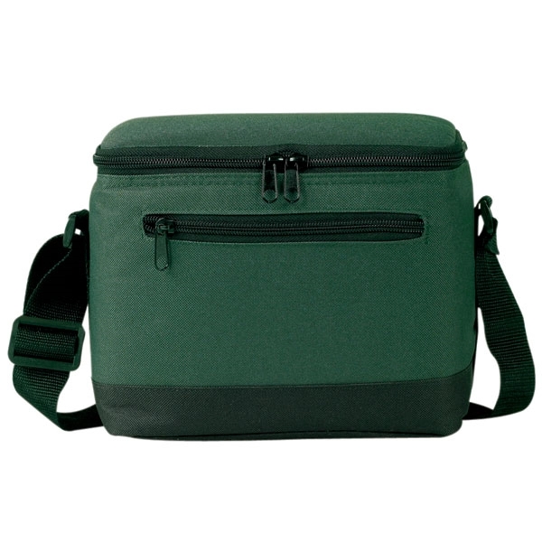 Deluxe 6-pack cooler with insulated, heat sealed main compartment, open mesh... from ASI 46420 Continental Mkting Svc Inc / CMBags