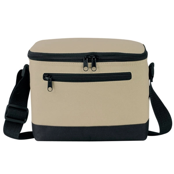 Deluxe 6-pack cooler with insulated, heat sealed main compartment, open mesh... from ASI 46420 Continental Mkting Svc Inc / CMBags