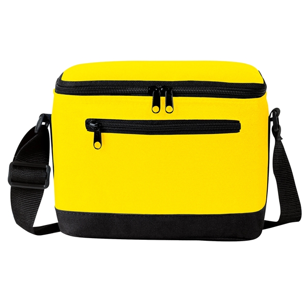 Deluxe 6-pack cooler with insulated, heat sealed main compartment, open mesh... from ASI 46420 Continental Mkting Svc Inc / CMBags