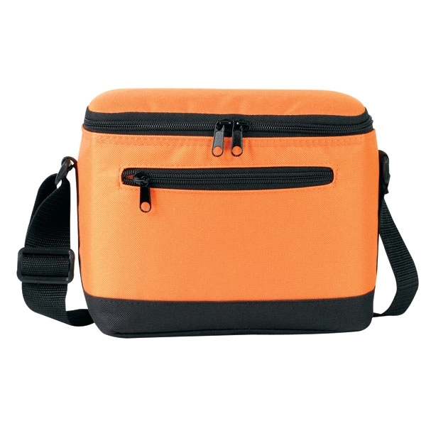 Deluxe 6-pack cooler with insulated, heat sealed main compartment, open mesh... from ASI 46420 Continental Mkting Svc Inc / CMBags
