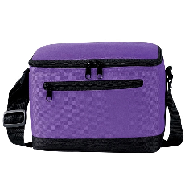 Deluxe 6-pack cooler with insulated, heat sealed main compartment, open mesh... from ASI 46420 Continental Mkting Svc Inc / CMBags
